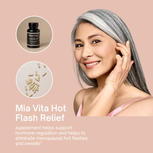 FEMMEPHARMA Mia Vita Hot Flash Supplements for Menopause Natural Hormone Regulation FEMMEPHARMA