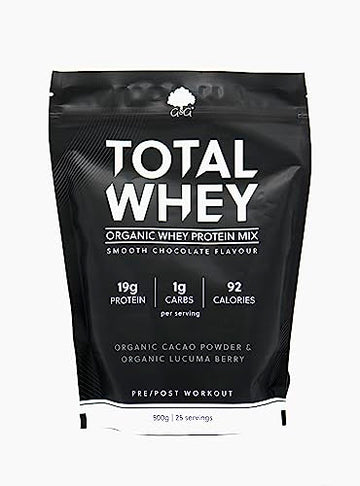 Total Whey | Organic Whey Protein Powder | Whey from Grass-fed Cows | 500g Powder