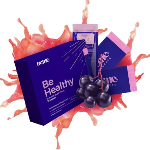 Be Healthy 3-in-1 Liquid Probiotics for Women and Men - Vitamin C, Zinc, Elderberry