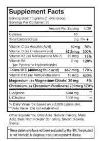 Neuropathy Relief™ - Circulatory Health Formula Nitric Oxide Booster - Berry Blend - L-Arginine L-Citrulline