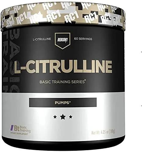 REDCON1 L-Citrulline Pump Formula - Keto Friendly & Gluten Free Nitric Oxide Boosting