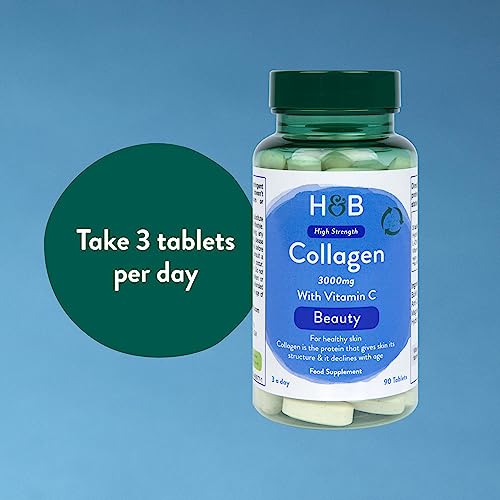 Holland & Barrett Bovine Collagen Tablet 3000mg 90 Tablets Holland & Barrett