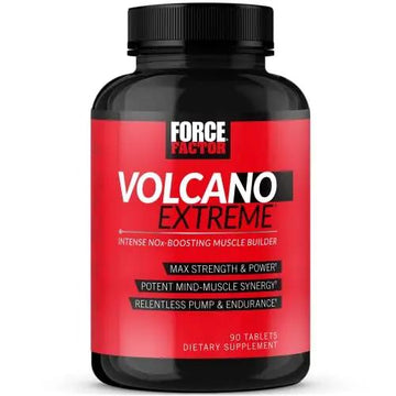 Force Factor Volcano Extreme Pre Workout Nitric Oxide Booster Supplement for Men