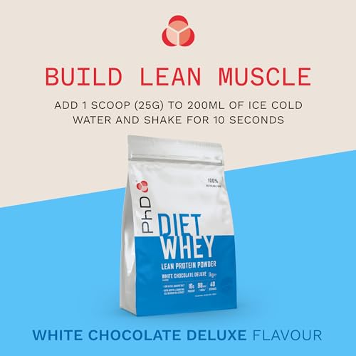 PhD Nutrition Diet Whey Low Calorie Protein Powder, Low Carb, High Protein Lean Matrix PhD