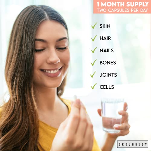 Hydrolysed Marine Collagen 700mg with Hyaluronic Acid, Vitamin C, Vitamin E, Copper & Biotin G R O U N D E D COFFEE SCRUB