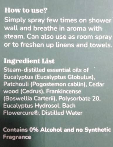Eucalyptus Shower Spray Spa Feel - Escape to Serene Eucalyptus Forest (1200+ Sprays)