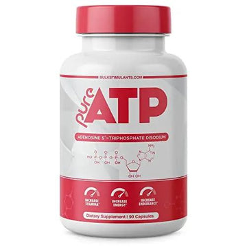 Pure ATP Capsules, Adenosine Triphosphate - Increase Energy, Endurance, Strength