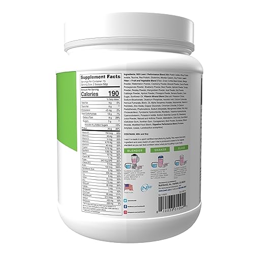 Lean1 Strawberry, 15 Serving tub, Fat Burning Meal Replacement by Nutrition53 N53