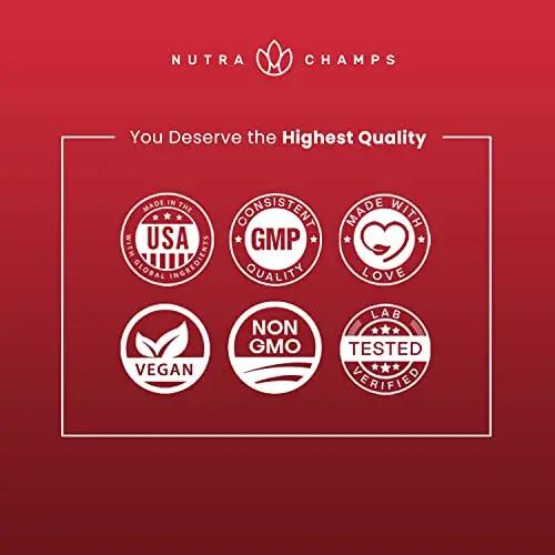 Nitric Oxide Supplement | L-Arginine, L Citrulline Malate, AAKG, Pine Bark, Grape Seed NutraChamps