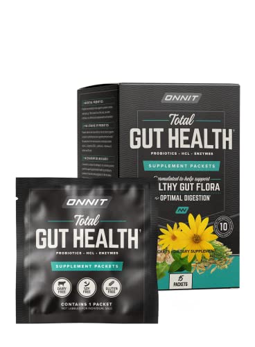 ONNIT Total Gut Health - Complete Probiotics & Digestive Enzyme Supplement ONNIT