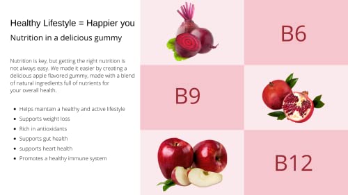 umsii Apple Cider Vinegar Gummies | 1,000 mg Organic Extract | Can Promote Gut Health umsii