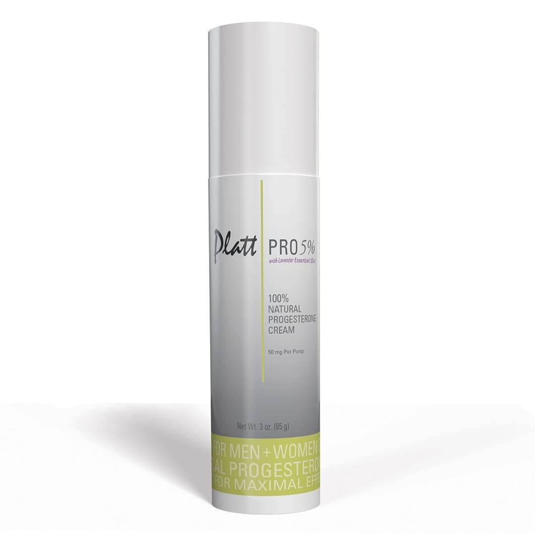 Platt PRO 5% Dr. Platt's All Natural & Bio-Identical Progesterone Cream 50mg Strength