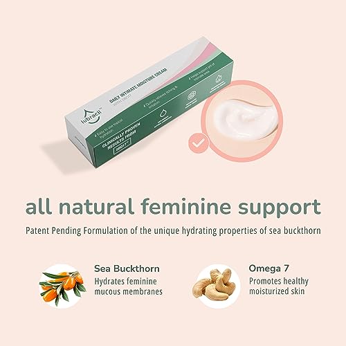 Lubracil - Topical Vulva Cream - Daily Care Moisturizer Helping with Vaginal Dryness, Burning,