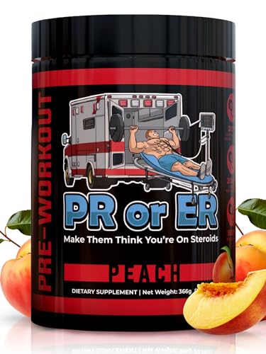 PR or ER Pre Workout Powder for Men and Women, Pre-Workout Energy Supplement
