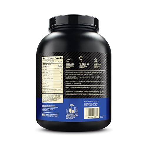 Optimum Nutrition Gold Standard 100% Casein Slow Digesting Protein Powder with Zinc Optimum Nutrition