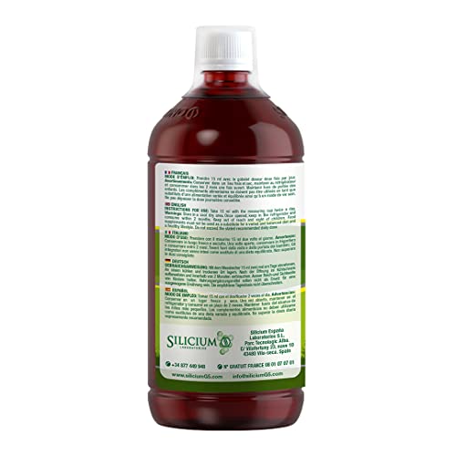 G7 Siliplant Improved Formula. Liquid Silica Supplement Collagen Booster, Strengthens Bones G7