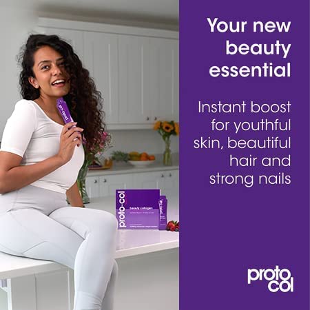 Proto-Col Beauty Collagen Supplements for Women - 10,000mg Bovine Collagen Proto-Col