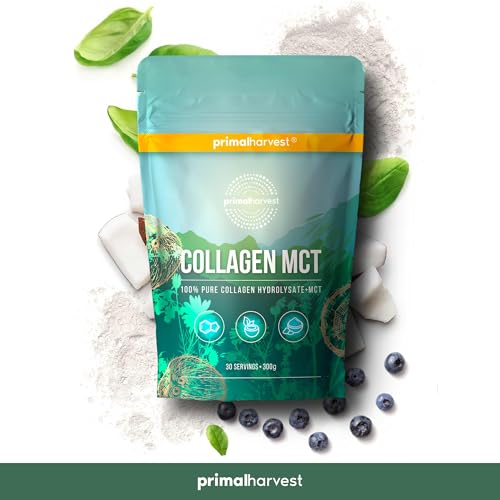 Collagen MCT by Primal Harvest - Powder Supplement with Type I and III Primal Harvest