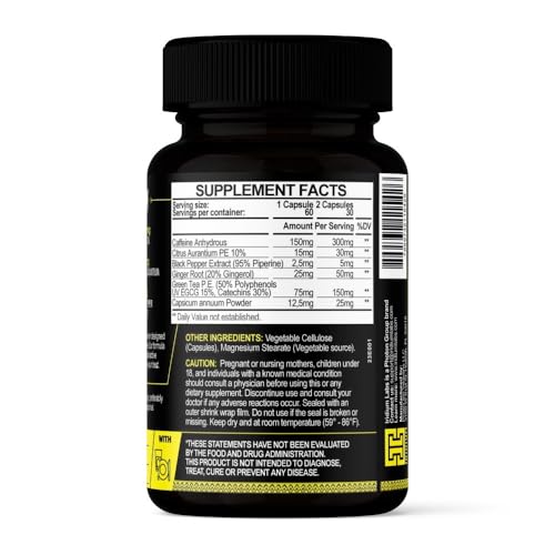 Iridium Labs Kimera Thermogenic Fat Burner - Weight Loss Supplement & Energy Booster Iridium Labs