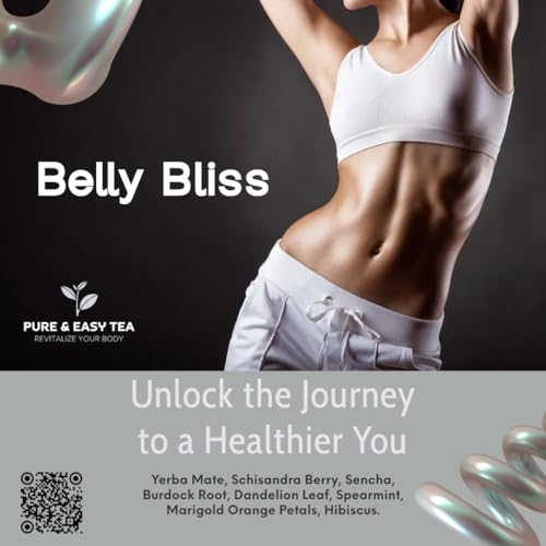 Pure And Easy Tea, Belly Bliss, Cleanse & Detox Tea, Supports Healthy Weight, Helps Reduc Pure And Easy Tea