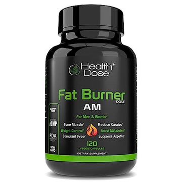Health Dose Fat Burner AM. Weight Control & Metabolism Boost. For Active Lifestyles.