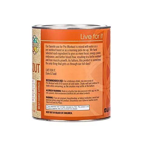 Propello Life Pre-Workout Drink Mix, West Coast Citrus, 450g