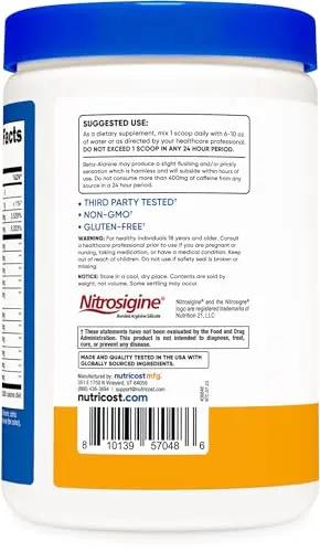 Nutricost Pre-C Pre-Workout Complex with Creatine (Peach Mango | 30 Servings) Powder - Boost Fintess Routines, 450g