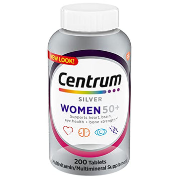 Centrum Silver Women's Multivitamin for Women 50 Plus, Multivitamin/Multimineral