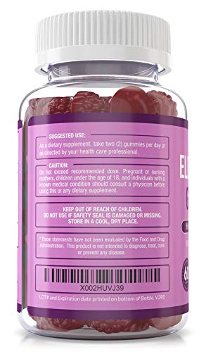 Premium Elderberry Gummies - Sambucus Elderberry Gummies for Adults - Black Elderber Purely Optimal