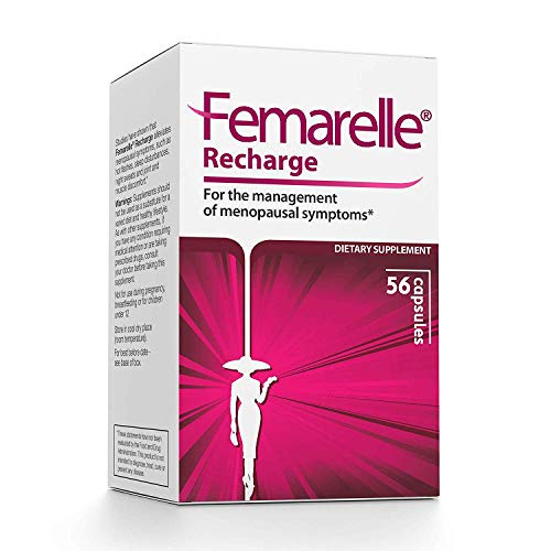 Femarelle Recharge - Non Hormonal Natural Menopause Supplements for Women -1 Month Supply
