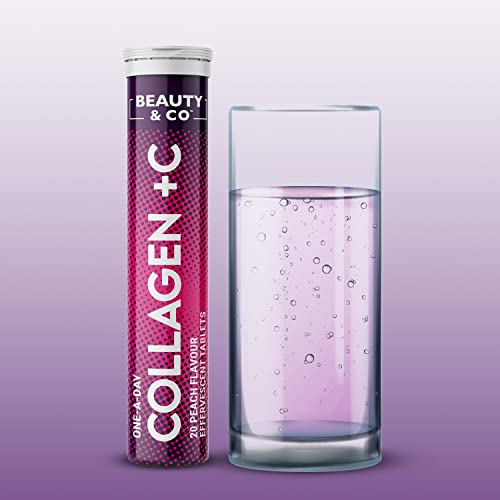 Collagen Effervescent - Marine Collagen & Vitamin C (2 Tubes) Beauty & Co