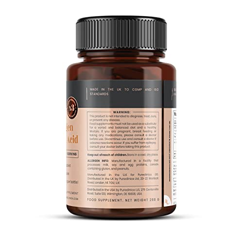 UltraColl Collagen & Hyaluronic Acid 1500mg x 360 Tablets (2 bottles of 180)-1 Years Supply Pureclinica