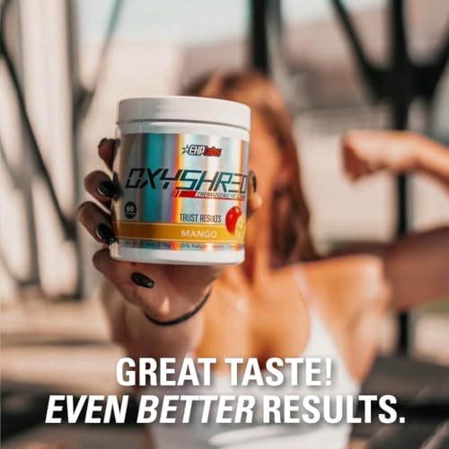 EHP Labs OxyShred Thermogenic Pre Workout Powder & Shredding Supplement - Clinically EHP Labs