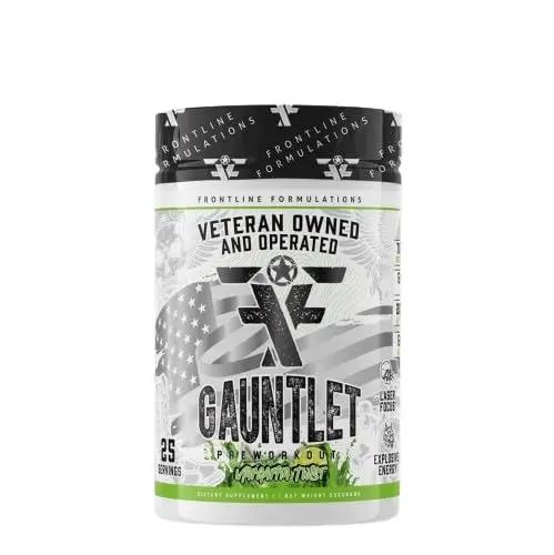 FRONTLINE FORMULATIONS Gauntlet Pre-Workout Powder, Explosive Workouts