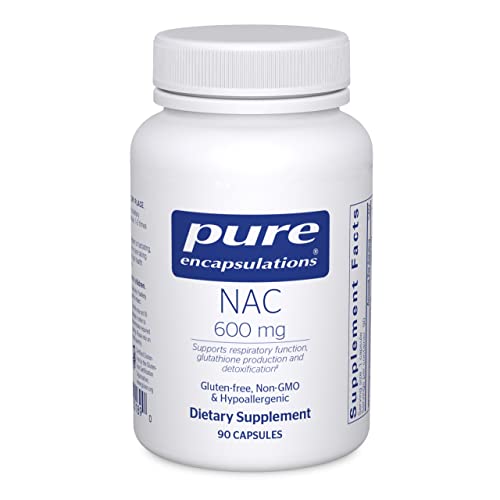 Pure Encapsulations NAC 600 mg - NAC Supplement for Lung Health & Immune Support