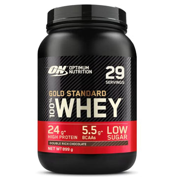 Optimum Nutrition Gold Standard Whey Protein, Muscle Building Powder with Naturally Occurring