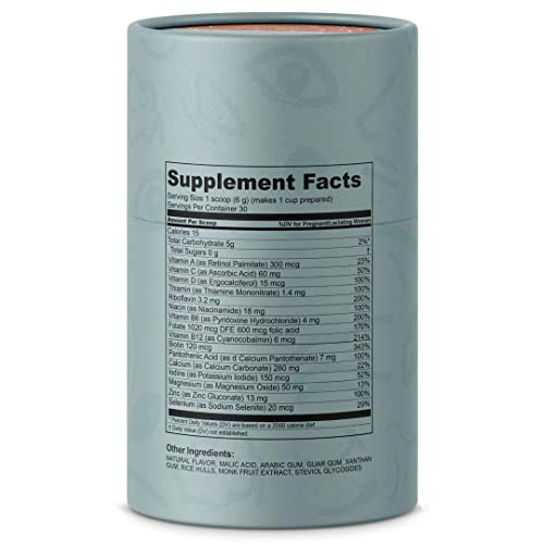 MAKE TIME Prenatal Health Powder Supplement for Women with Folate and Biotin