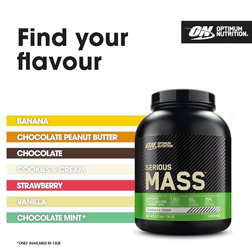 Optimum Nutrition Serious Mass Protein Powder High Calorie Weight Gainer Optimum Nutrition