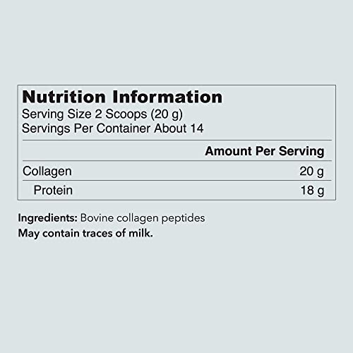 Collagen Supplements, Vital Proteins Hydrolyzed Collagen Peptides Powder (Type I, III) - Unflavored 284g Canister VITAL PROTEINS