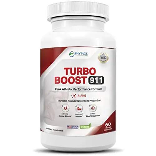 Phytage Labs Turbo Boost 911 Nitric Oxide Booster, Circulation, Energy Boost, Mental Focus