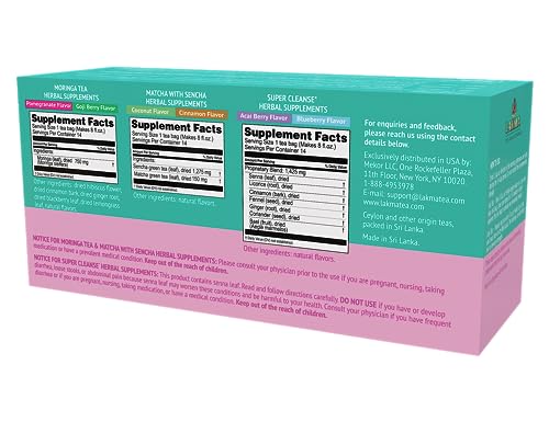 Lakma 14 Day Cleanse Kit Green Tea - 42 Tea Bags HYLEYS