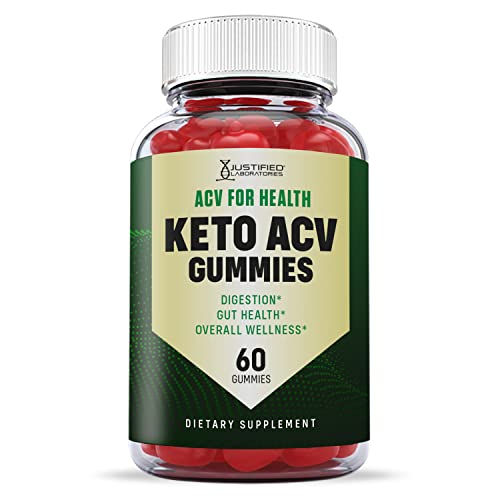 Justified Laboratories ACV for Health Keto ACV Gummies 1000MG with Pomegranate Juice Justified Laboratories