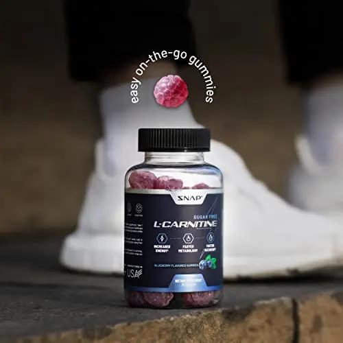 Snap Supplements Nitric Oxide Booster and L-Carnitine Gummies