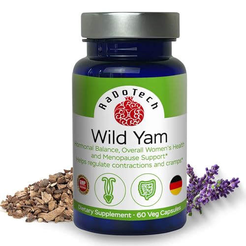 RaDoTech - Wild Yam Menopause Supplements for Women, Premenstrual and Menopause