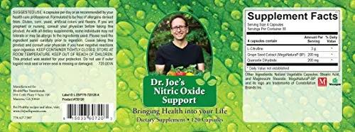 Dr. Joe's Nitric Oxide Support - L-Citrulline 3g per Serving