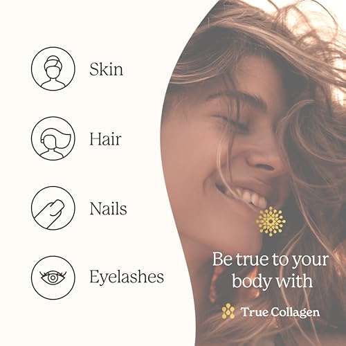 True Collagen - Premium 11000mg Collagen Marine I Pure Hydrolyzed Collagen (Type I & III) True Collagen