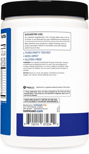 Nutricost Stim-Free Pre-Workout, 30 Servings (Blue Raspberry) - Caffeine Free, Stimulant Nutricost