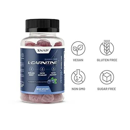 Snap Supplements Nitric Oxide Booster and L-Carnitine Gummies