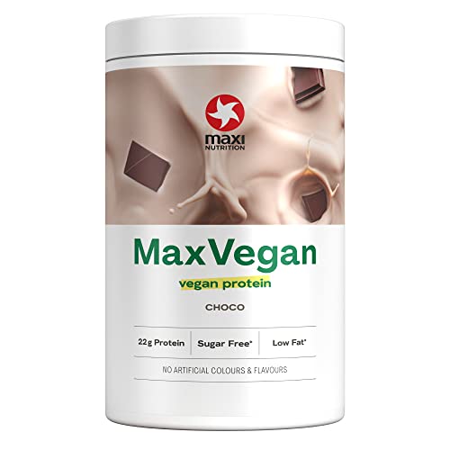 MaxiNutrition - MaxVegan Protein Powder, Chocolate - Plant Based Protein Food Supplement