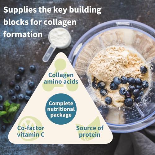 Vegan Collagen Powder, Natural Vanilla Flavour, Plant-Based Peptide Protein Supplement Igennus Healthcare Nutrition